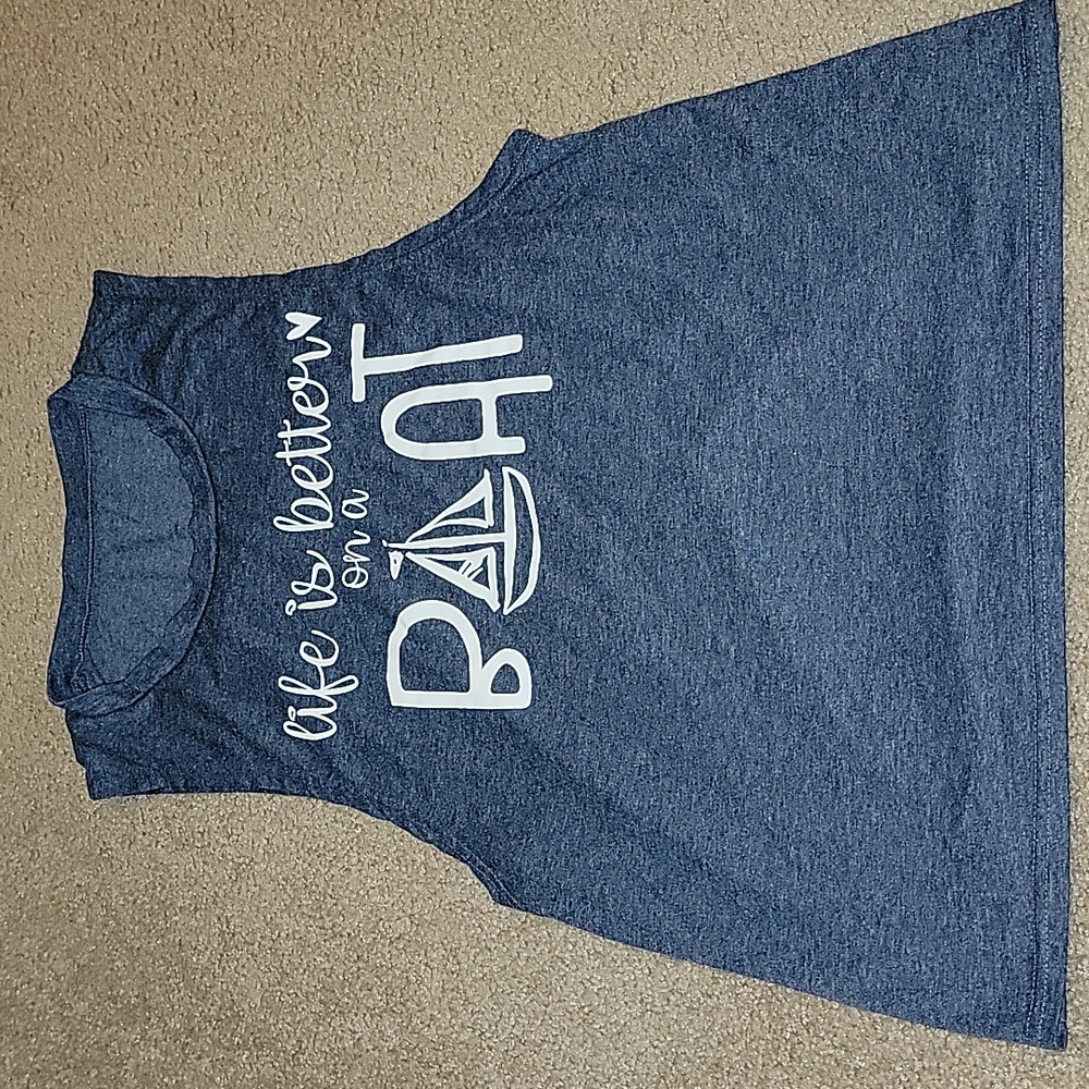 Women's Tank Top Life is Better on A Boat